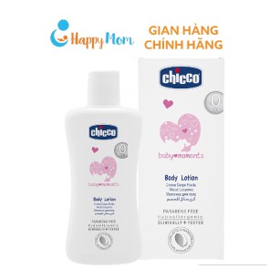 Sữa dưỡng thể chiết xuất Hạnh nhân 0M+ Chicco - 200ml